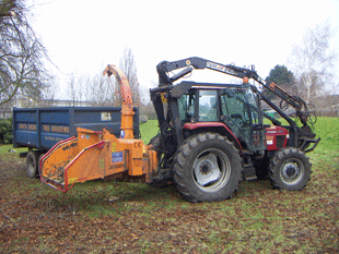 South Bucks Tree Surgeons Wood Chipping equipment for clearences and Wood Chip to purchase